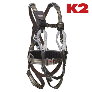 K2 안전벨트 KB-9301 Y 전체식 벨트 더블대구경