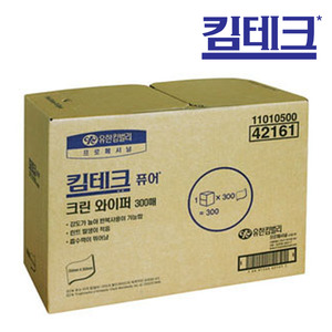 유한킴벌리 킴테크 퓨어 크린와이퍼 42161 (300매)